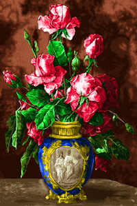 گلدان رز ( کد 105 )